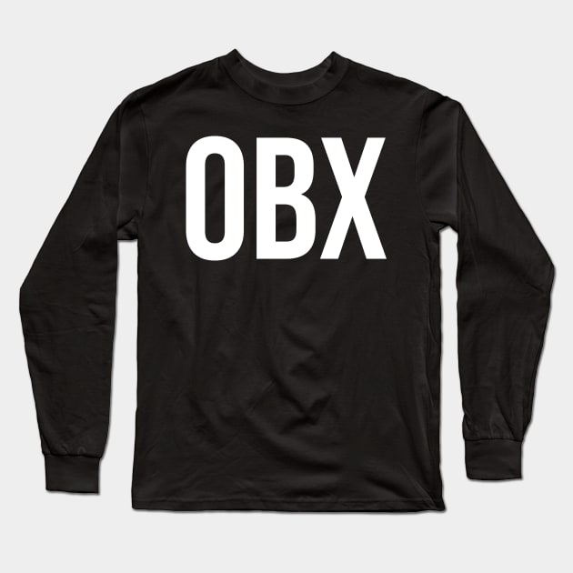 Outer Banks OBX NC Long Sleeve T-Shirt by darklordpug